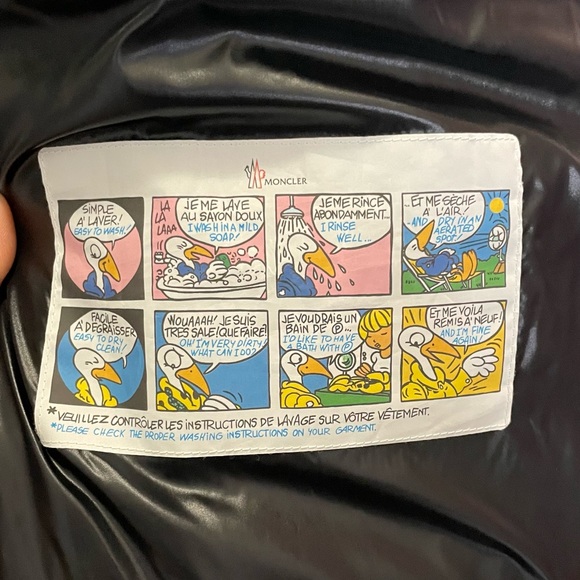 MENS MONCLER DOWN JACKET SIZE 2 - Picture 9 of 9